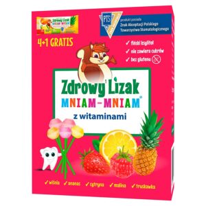 Zdrowy Lizak Mniam-Mniam z witaminami Starpharma, 4+1